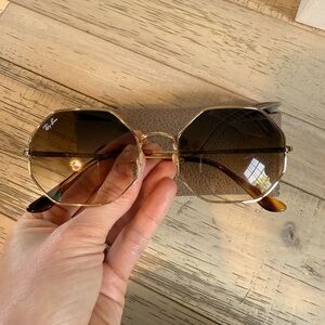 Ray-Ban Gold Sunglasses